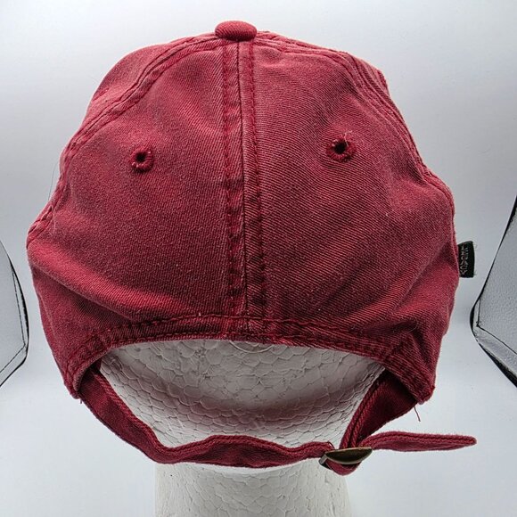 Legacy 92 Mantoloking Adjustable Red Baseball Cap Embroidered Whale Logo Hat - Picture 3 of 9